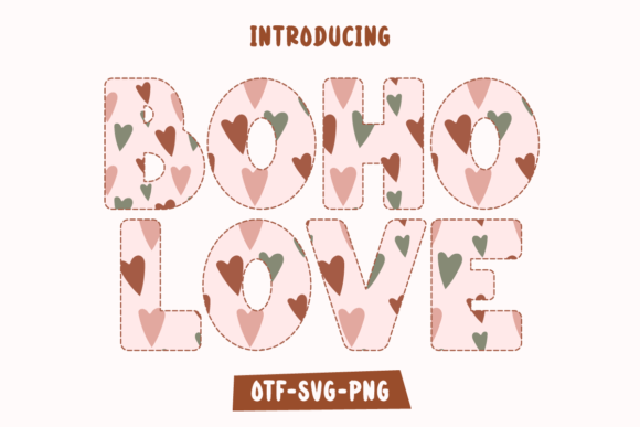 Boho Love: A Decorative Font That Adds Personality to Your Designs