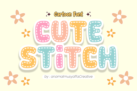 Cutestitch Regular: Adorable Typography for Creative Minds