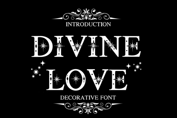 Divine Love: A Font of Mystical Elegance and Vintage Sophistication