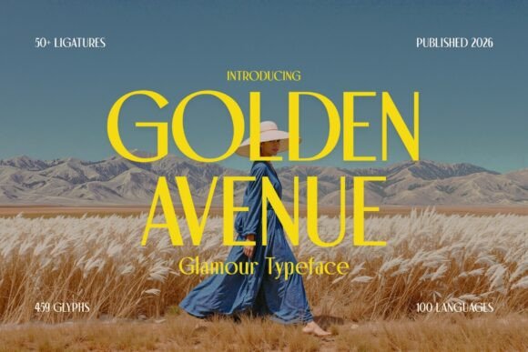 Golden Avenue: A Timeless Font for Elegant Design