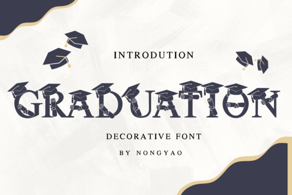 Graduation: A Versatile Decorative Font for Creative Projects