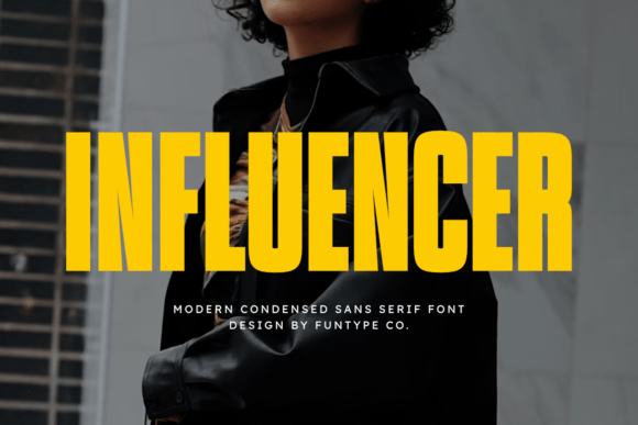 Influencer: A Bold Typeface for Impactful Design