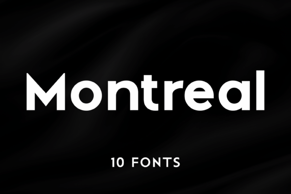 Montreal: A Modern Typeface for Every Design Need