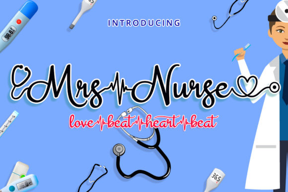 Mrs Nurse: A Handwritten Font with Timeless Elegance