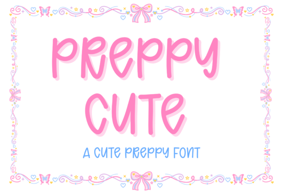 Preppy Cute: A Playful Font for Modern Design