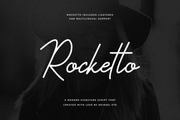 Rocketto: A Handwritten Font with Timeless Elegance