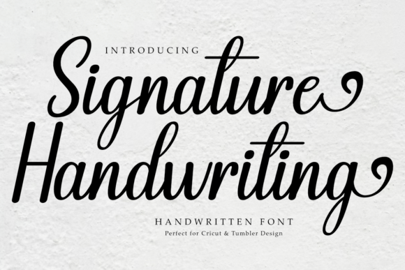 Signature Handwriting: A Touch of Personal Style