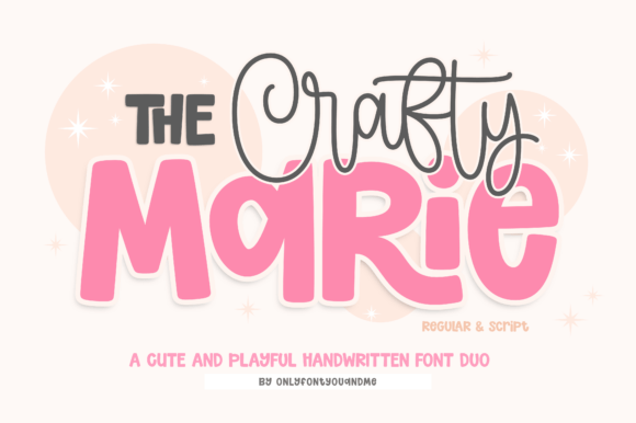 The Crafty Marie: A Playful Font for Every Project