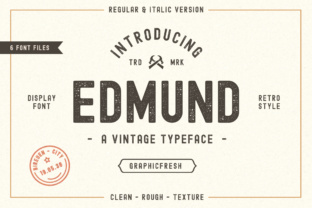 The Edmund: A Vintage-Inspired Display Font