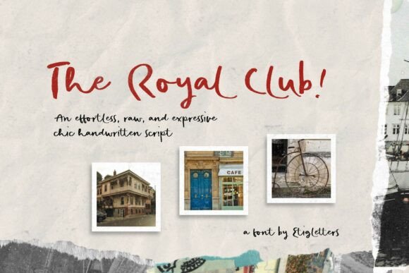 The Royal Club: A Handwritten Font for Timeless Elegance